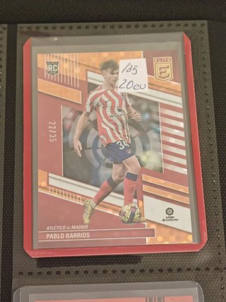 Numerada Pablo Barrios Rookie Atlético de Madrid