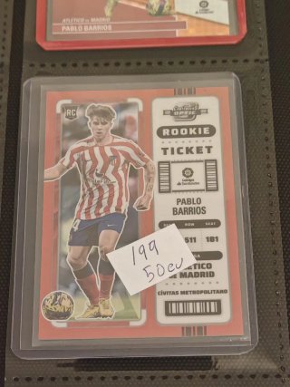 Numerada Pablo Barrios Rookie Atlético de Madrid