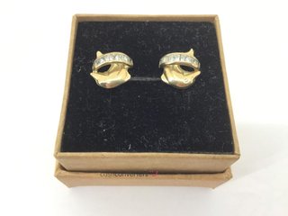 pendientes oro 9k con piedra