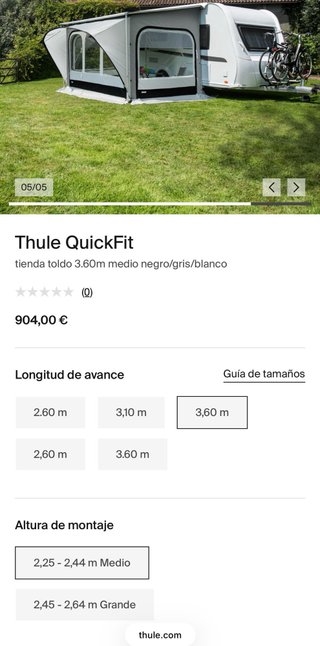 Thule QuickFit 3.60m
