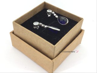 pendientes oro 18k con piedra con circonita