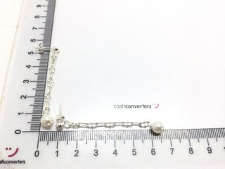 pendientes plata 925mm con piedra con perla