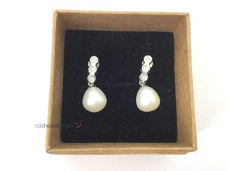 pendientes oro 18k con piedra con circonita