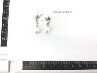 pendientes oro 18k con piedra con circonita