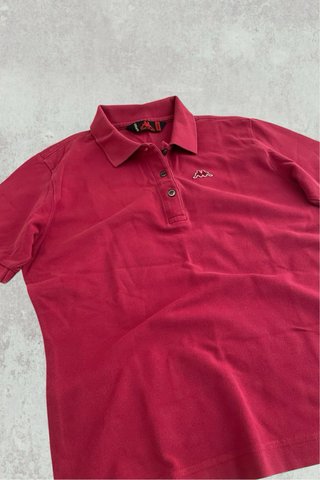 Polo Kappa donna Fucsia