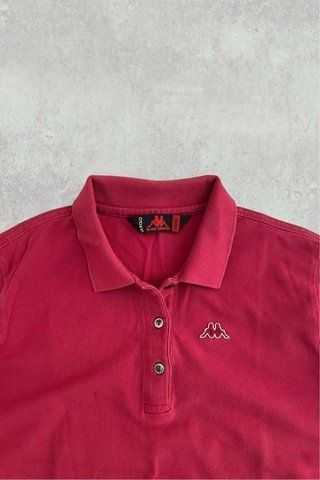 Polo Kappa donna Fucsia