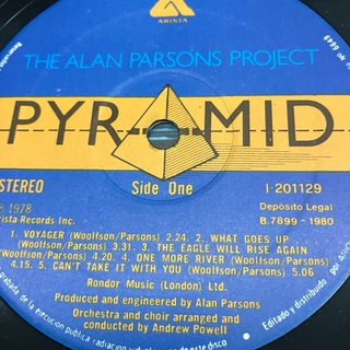 Vinilo The Alan Parsons Project - Pyramid