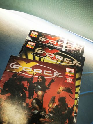 cómics, X-FORCE nº2, 8 y 9  Grapas, marvel