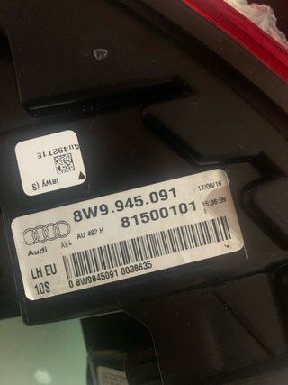 Faro LED Trasero Audi A4 B9