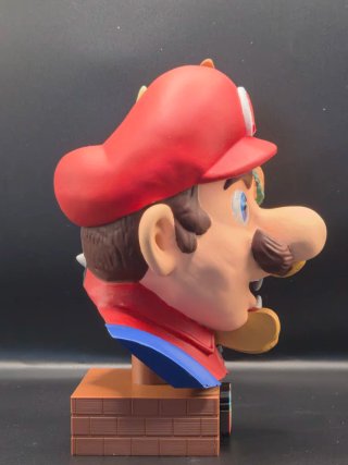 Figura Busto Mario Bros Bowser Impresión 3D