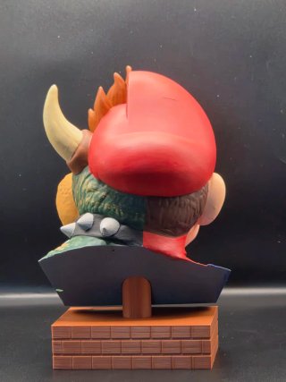 Figura Busto Mario Bros Bowser Impresión 3D