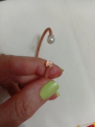 Pulsera Tous Plata 925 Baño Oro Rosa Perla,