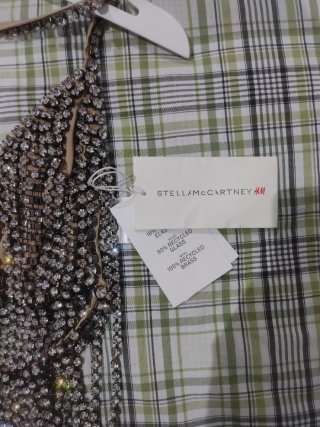 Top H&M Stella McCartney con Cristales Talla M