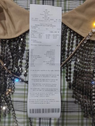 Top H&M Stella McCartney con Cristales Talla M