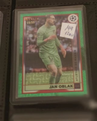 Numerada  Jan Oblak Atlético de Madrid