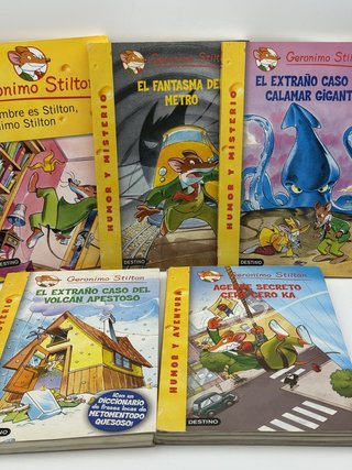 Lote Gerónimo Stilton 5 libros - Elisabetta Dami