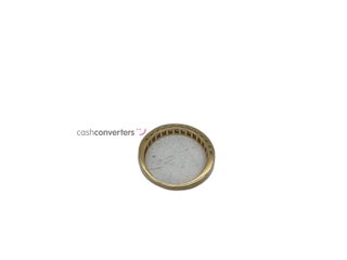 alianza oro 18k con piedra con diamante de laboratorio