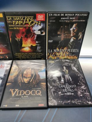 Lote 6 DVDS ciencia ficción, suspense y fantasía