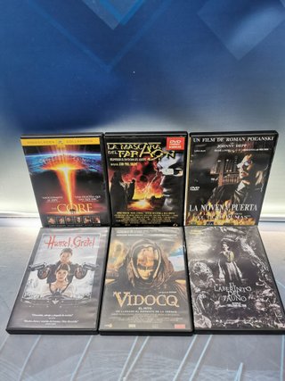 Lote 6 DVDS ciencia ficción, suspense y fantasía