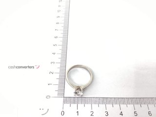 sortija oro 18k con diamante de laboratorio