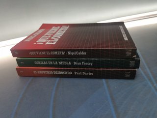 Lote 3 libros Biblioteca científica Salvat, 1,2 y 10