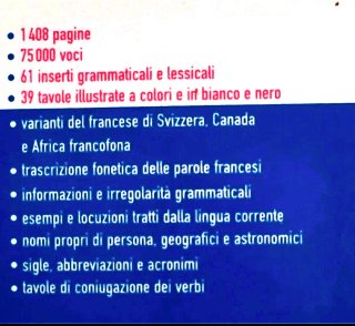 Dizionario della lingua Francese-Italiano