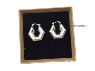 argollas plata 925mm