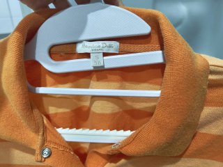 Camiseta Massimo Dutti Rayas Naranja