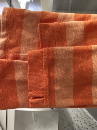 Camiseta Massimo Dutti Rayas Naranja