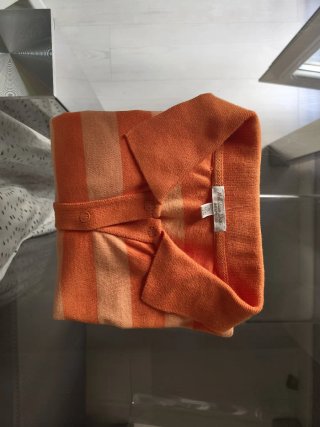 Camiseta Massimo Dutti Rayas Naranja