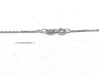 collar oro 18k con diamante de laboratorio 23cm