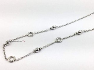 cadena plata 925mm 20   2.5cm