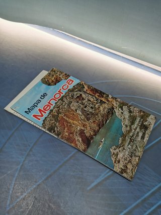 2 Mapas y folletos de Baleares (Ibiza, formentera y Menorca), años 60 y 70