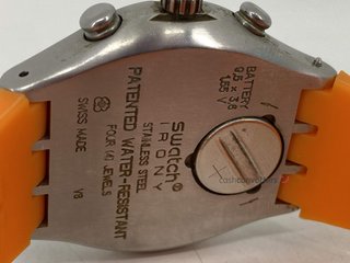 reloj pulsera caballero swatch irony chronograph
