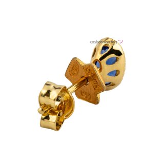 pendientes oro 18k con piedra con circonita