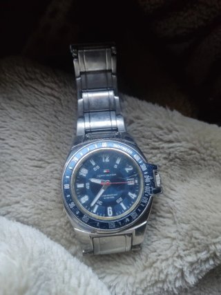 Reloj Tommy Hilfiger F90271 Azul y Plateado