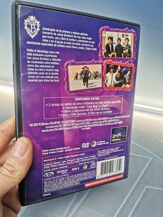 película DVD, walt disney JONAS BROTHERS the conciert experience