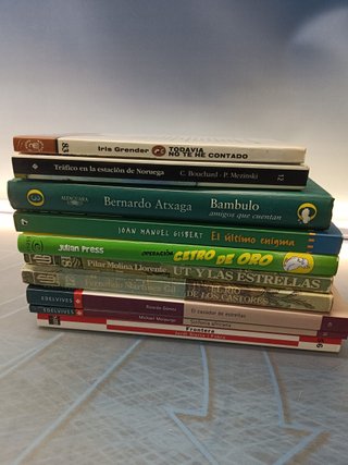 Lote 10 libros, cuentos, novelas juveniles