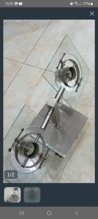 Lámpara techo o pared  Ikea cristal metal
