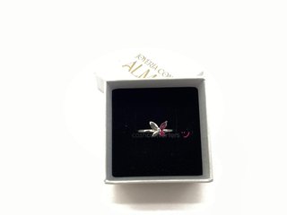 anillo plata 925mm con piedra con circonita