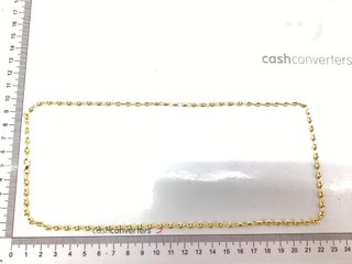cadena oro 18k 30cm