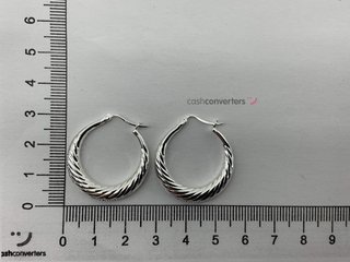 argollas plata 925mm