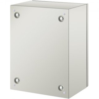Caja de Acero NEMA, 40x30x20 cm Caja Eléctrica de Acero NEMA 4X, Impermeable y a Prueba de Polvo IP66, Caja de Conexiones Eléctricas para Exteriores/Interiores, con Placa de Montaje