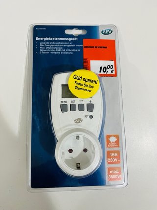Medidor Consumo Eléctrico REV