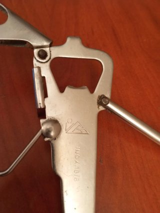 Lote 3 abrelatas vintage INOX 18/8