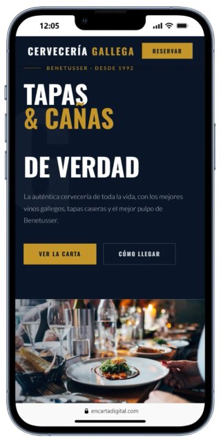 Web Profesional para Hostelería + Carta QR - Todo