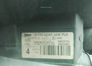 8117002540, 8115002540 faro toyota auris 23255470