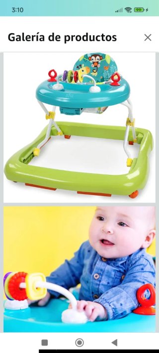 Andador Plegable Bebé Bright Starts Giggling Safar