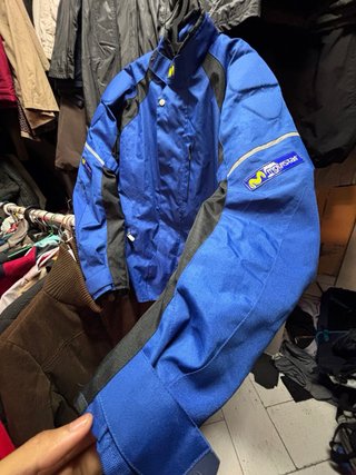 Chaqueta Moto Movistar Azul (L)
