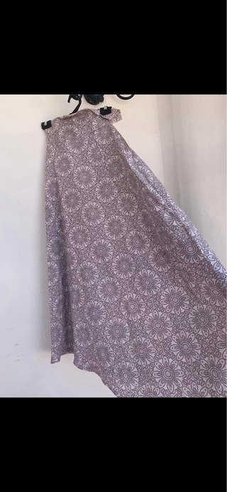 Falda larga estampada